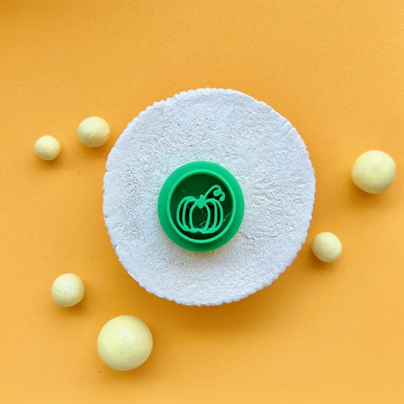 Cortador para arcilla polimérica - óvalo con calabaza