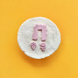 Set de cortadores para arcilla polimérica - arco con hojas