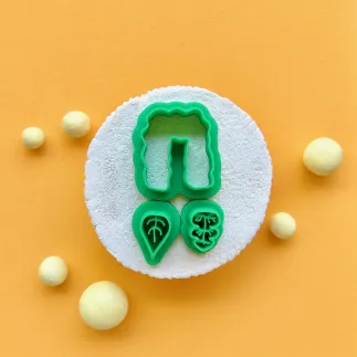 Set de cortadores arcilla polimérica: arco con hojas- Lylo Tools