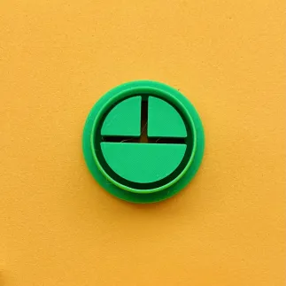 Cortador para arcilla polimérica - círculo estilo estantería