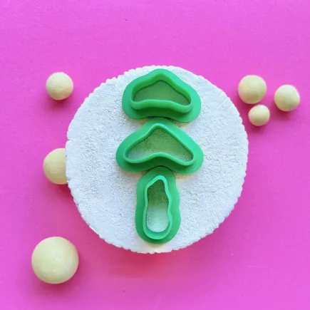 Set de cortadores arcilla polimérica: hojas otoñales - Lylo Tools