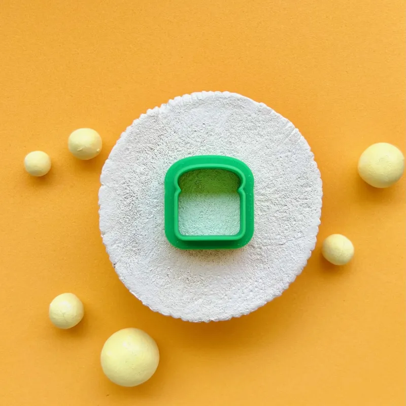 Cortador para arcilla polimérica - rebanada de pan sandwich