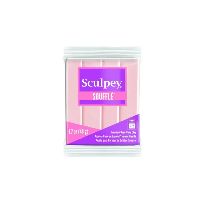 Arcilla polimérica Sculpey Soufflé - almendra rosa