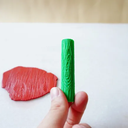 Rodillo de textura - efecto madera