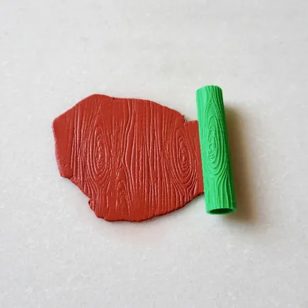 Rodillo de textura - efecto madera