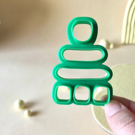 Set de cortadores para arcilla polimérica 6 formas orgánicas