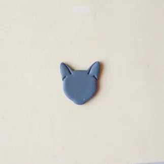 Cortador para arcilla polimérica: cara de gato con marcas - Lylo Tools