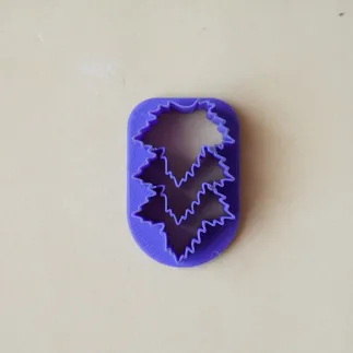 Cortador arcilla polimérica: cadena hojas de arce - Lylo Tools