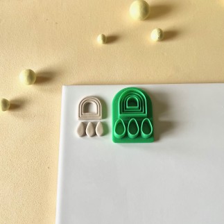 Set de cortadores arcilla: arco y 3 lágrimas - Lylo Tools