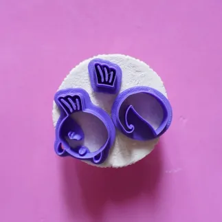 Set de cortadores arcilla polimérica: carita flamenca - Lylo Tools