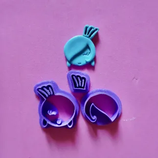 Set de cortadores arcilla polimérica: carita flamenca - Lylo Tools