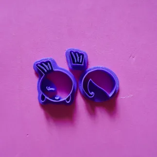 Set de cortadores arcilla polimérica: carita flamenca - Lylo Tools