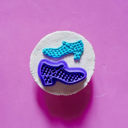 Cortador para arcilla polimérica - tacón flamenca