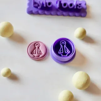 Cortador arcilla polimérica - Medalla Virgen de la Montaña