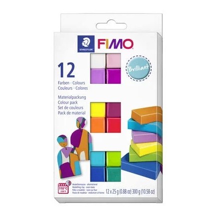 Comprar pack arcilla polimérica FIMO colores brillantes - Lylo Tools