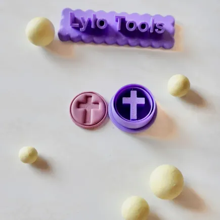 Cortador arcilla polimérica: Medalla Cruz - Lylo Tools