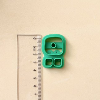 Set de cortadores arcilla: cuadrados orgánicos - Lylo Tools