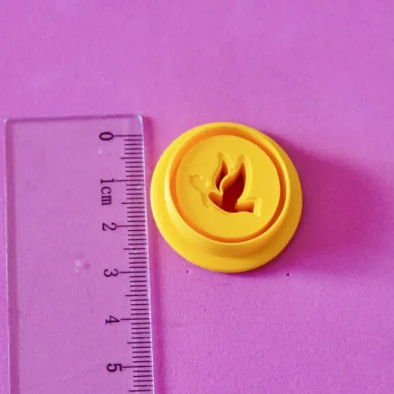 Cortador arcilla polimérica - Medalla paloma de la Paz