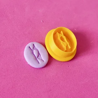 Cortador arcilla polimérica: Medalla Mano De Dios - Lylo Tools