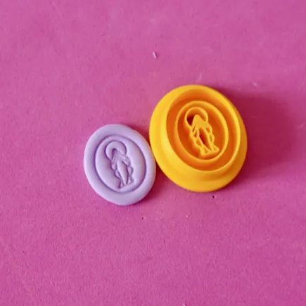 Cortador arcilla polimérica - Medalla Virgen