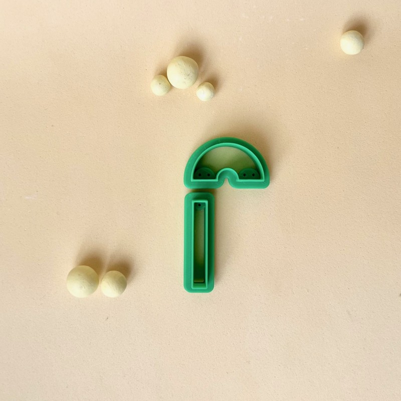 Set de cortadores para arcilla polimérica arco con lágrimas Set de cortadores para arcilla polimérica arco con lágrimas