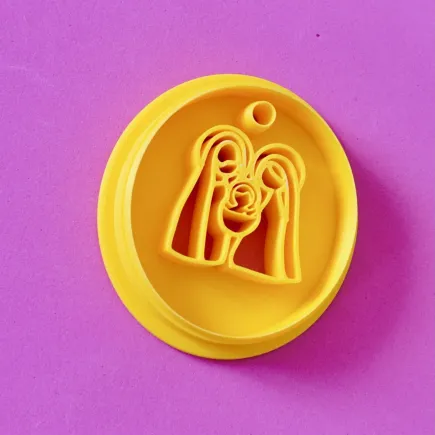 Cortador arcilla polimérica - Adorno navideño Belén