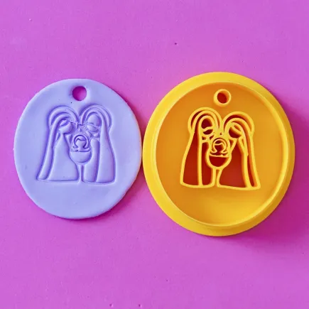 Cortador arcilla polimérica: Adorno navideño Belén - Lylo Tools