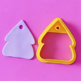Cortador arcilla polimérica: Adorno navideño árbol - Lylo Tools