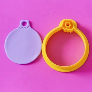 Cortador arcilla polimérica: Adorno navideño bola - Lylo Tools