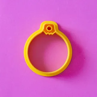 Cortador arcilla polimérica - Adorno navideño bola