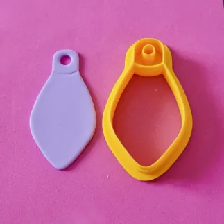 Cortador arcilla polimérica: Adorno navideño lágrima - Lylo Tools