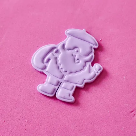 Cortador arcilla polimérica - Adorno navideño Olentzero