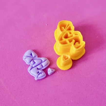 Cortador arcilla polimérica - Adorno navideño caganer