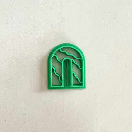 Cortador arcilla polimérica: arcon con ondas - Lylo Tools