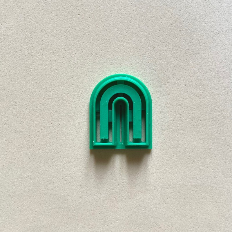 Cortador para arcilla polimérica arco estilo vidriera