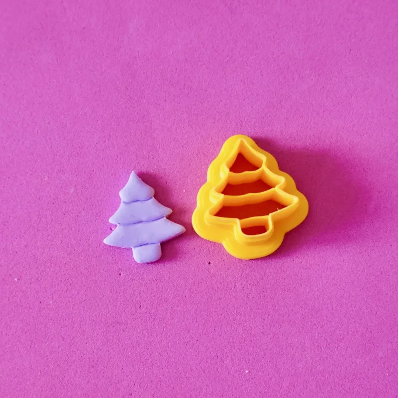 Cortador arcilla polimérica - árbol con marcas Cortador arcilla polimérica - árbol con marcas