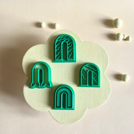 Pack cortadores arcilla polimérica: arcos - Lylo Tools