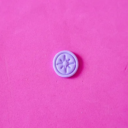 Cortador arcilla polimérica - medalla estrella