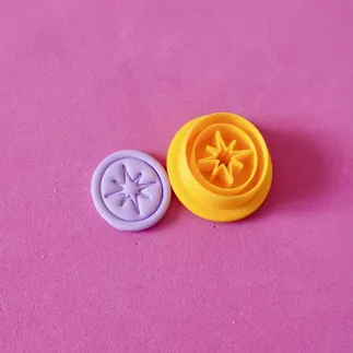 Cortador arcilla polimérica: medalla estrella - Lylo Tools