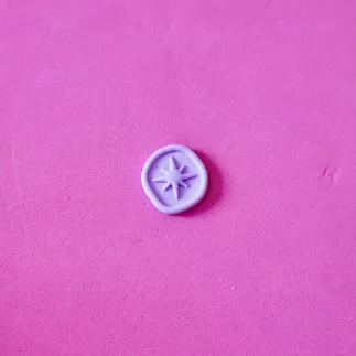 Cortador arcilla polimérica: medalla estrella orgánica - Lylo Tools