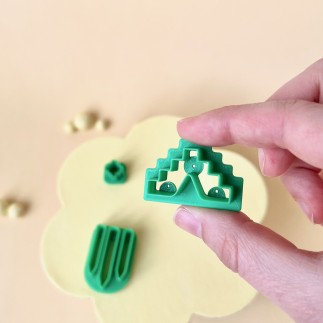 Set de cortadores arcilla polimérica: estilo boho - Lylo Tools