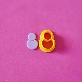 Cortador arcilla polimérica: muñeco de nieve - Lylo Tools