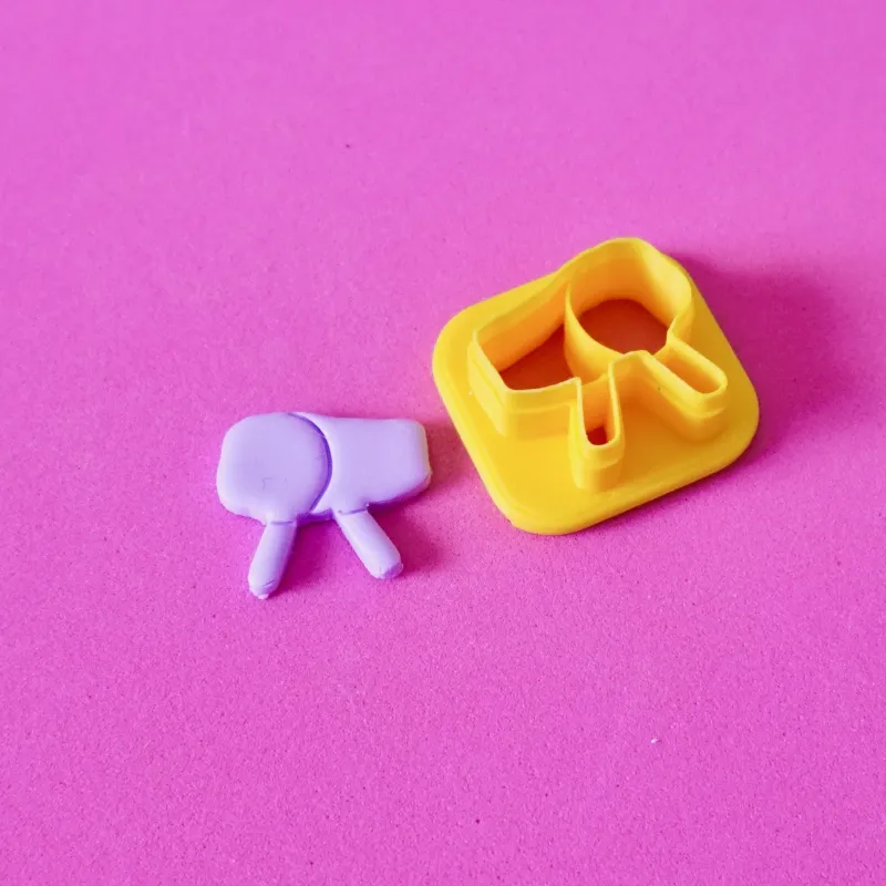 Cortador arcilla polimérica - Adorno navideño caga tió