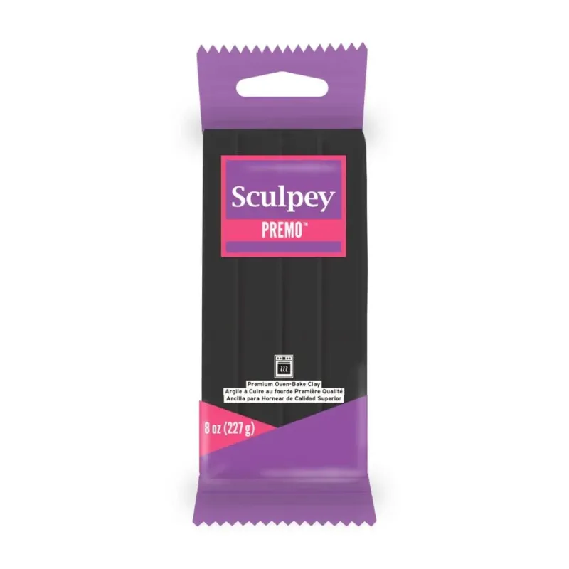 Arcilla polimérica Sculpey Premo - Negro 226gr.