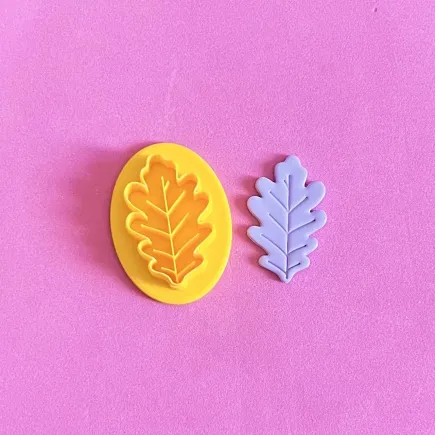 Cortador para arcilla polimérica: hoja de roble - Lylo Tools