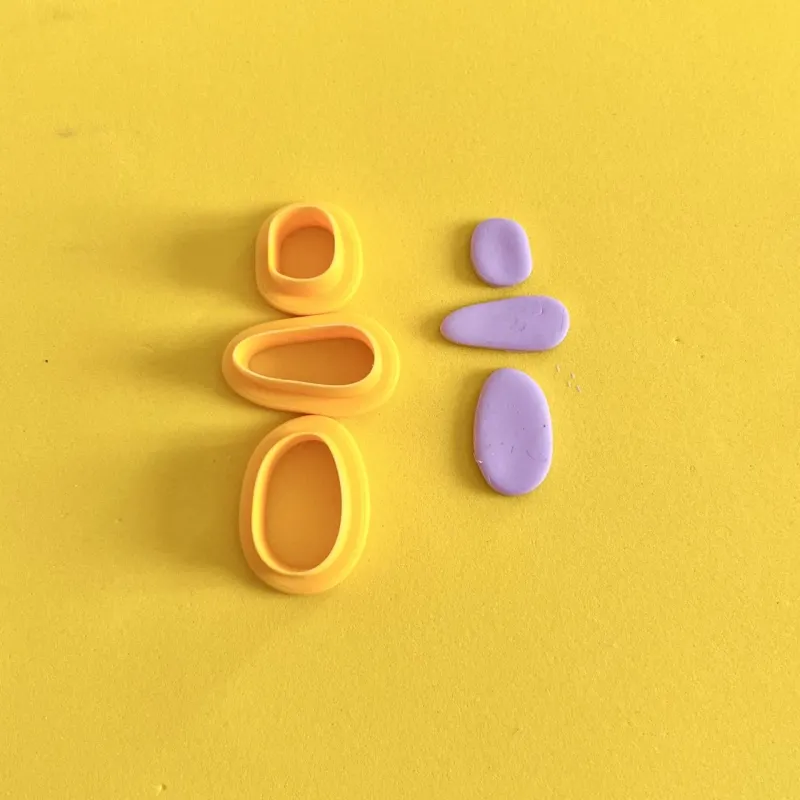 Set cortadores para arcilla polimérica - formas orgánicas Set cortadores para arcilla polimérica - formas orgánicas