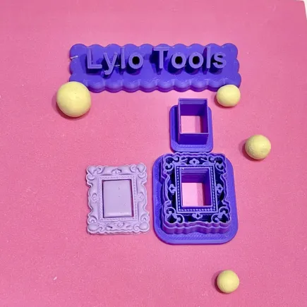 Cortador para arcilla polimérica: camafeo rectángulo - Lylo Tools
