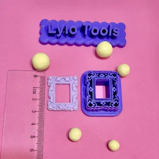 Cortador para arcilla polimérica: camafeo rectángulo - Lylo Tools