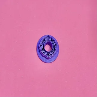 Cortador para arcilla polimérica: camafeo ovalado - Lylo Tools