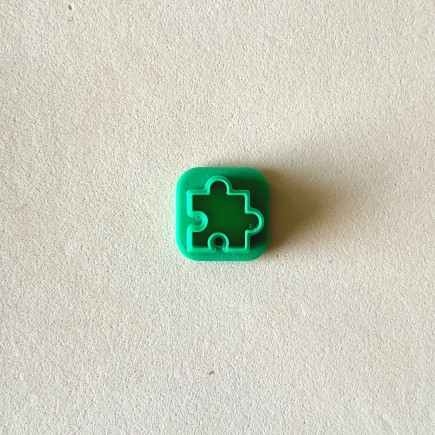 Cortador para arcilla polimérica pieza de puzzle